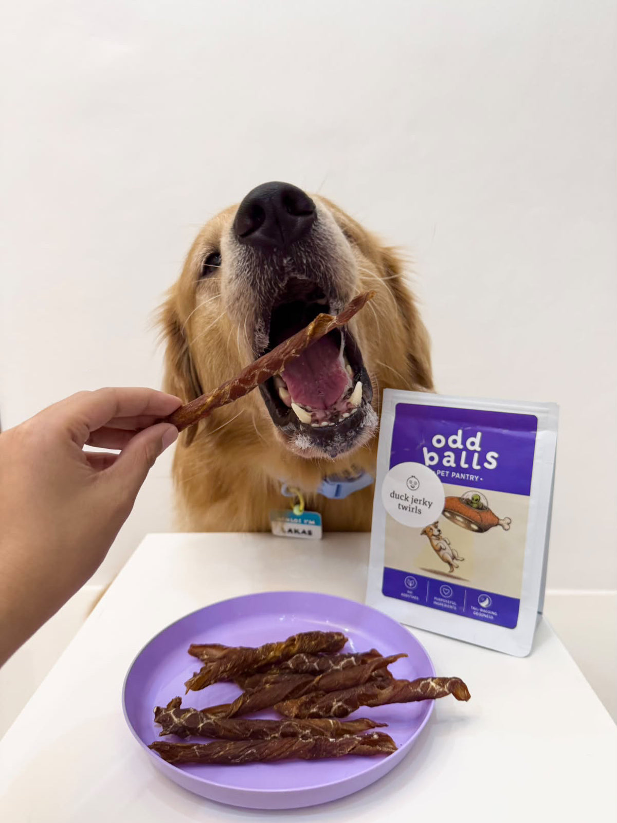 Duck Jerky Twirls